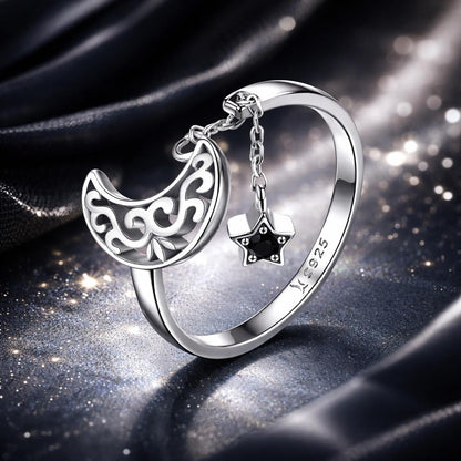 925 Sterling Silver Ring for Women - Width 0.2cm, Height 1.1cm