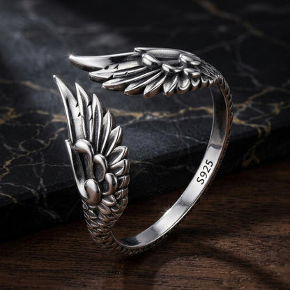 925 Sterling Silver Oxidized Ring for Men