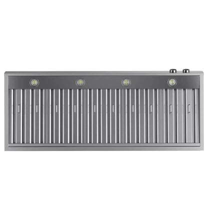 Kucht 60" Ducted Under Cabinet Range Hood Stainless Steel with Digital Controls KRH600-SS