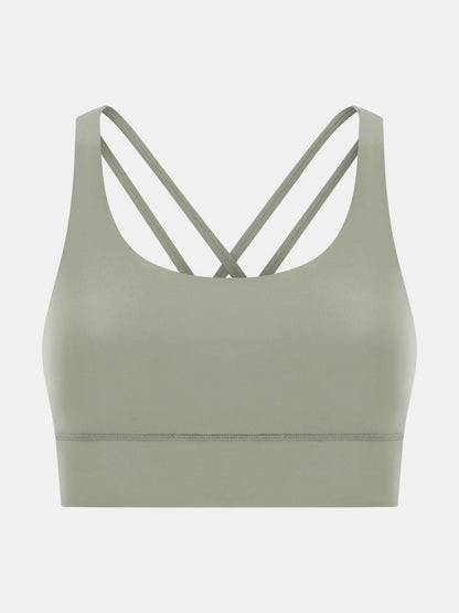 Millennia Crisscross Scoop Neck Active Tank