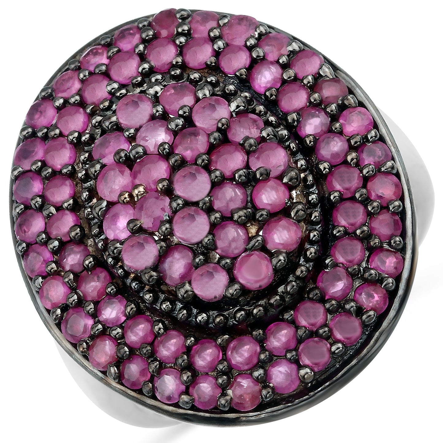 3.11 Carat Genuine Ruby .925 Sterling Silver Ring