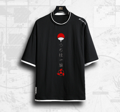 Naruto Akatsuki Itachi Uchiha Short Sleeve T-Shirt