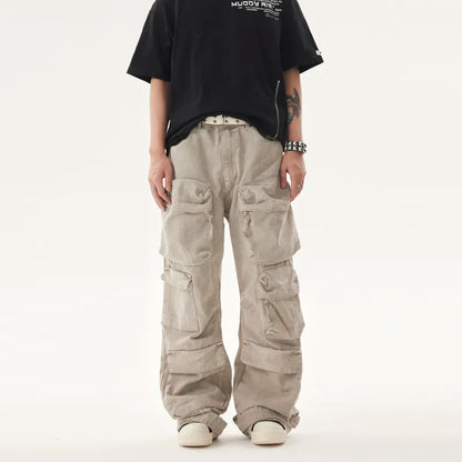 Washed & Worn Denim Jeans