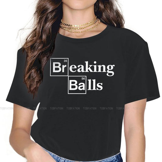 Camiseta de algodón estilo gótico de Breaking Bad para mujer