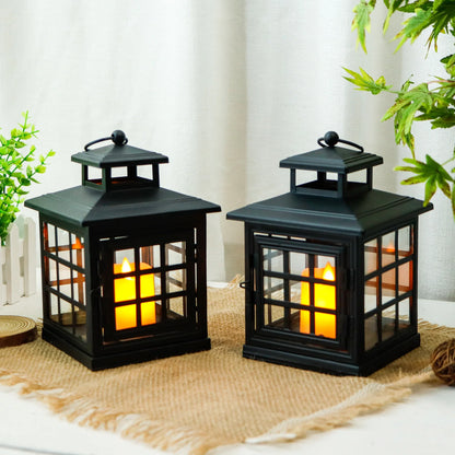 8'' High Decorative Candle Lantern Metal Candle Holder