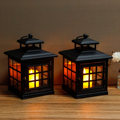 8'' High Decorative Candle Lantern Metal Candle Holder