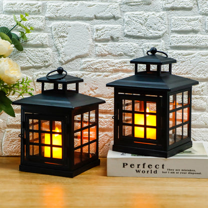 8'' High Decorative Candle Lantern Metal Candle Holder