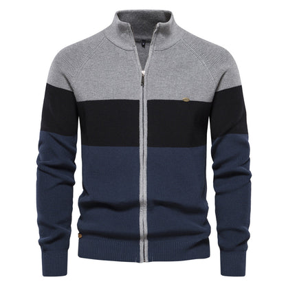 2026 New Men's Sweater Coat European Size Cross-border Autumn And Winter Sweater Cardigan High Quality Fashion Coat Men
