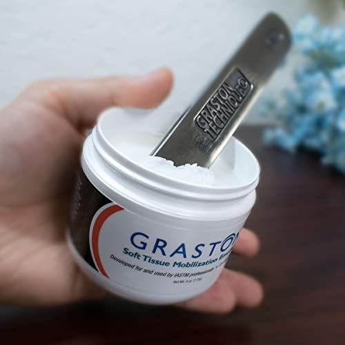 Graston Technique Vitamin E Enriched Emollient - 4oz Jar, Ideal for IASTM Lotion & Massage Therapy Cream, Perfect Vitamin E Cream for Massage and Physical Therapy, 6-Pack