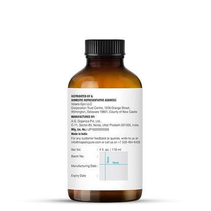 Majestic Pure Jasmine Essential Oil with Glass Dropper - Huge 4 Fl Oz - 100% Pure and Natural Jasmine Oil - Premium Grade Essential Oils for Diffuser, Aromatherapy, Soap and Candle Making