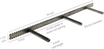 Floating Shelf Brackets - Sheppard Brackets - Easy Install - Heavy Duty (34 inch Build Kit)