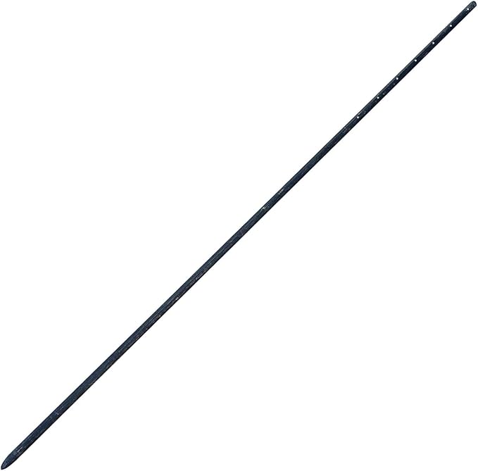 Sandbaggy Round Steel Concrete Form Stakes with Nail Holes - Rust Resistant Coating - Removable, Reusable (5, 3/4 in X 60 in)