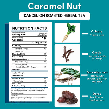 Dandelion Caramel Nut Roasted Herbal Tea