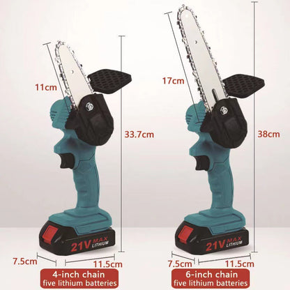 Cordless Mini Chainsaw for Garden and Woodwork