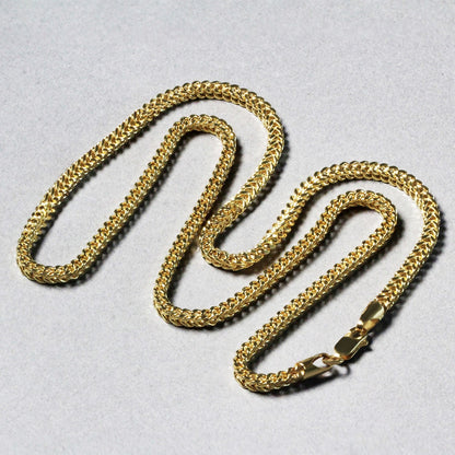 14k Yellow Gold Light Weight Wheat Chain (3.20 mm)
