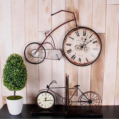 Creative bicycle wall clock