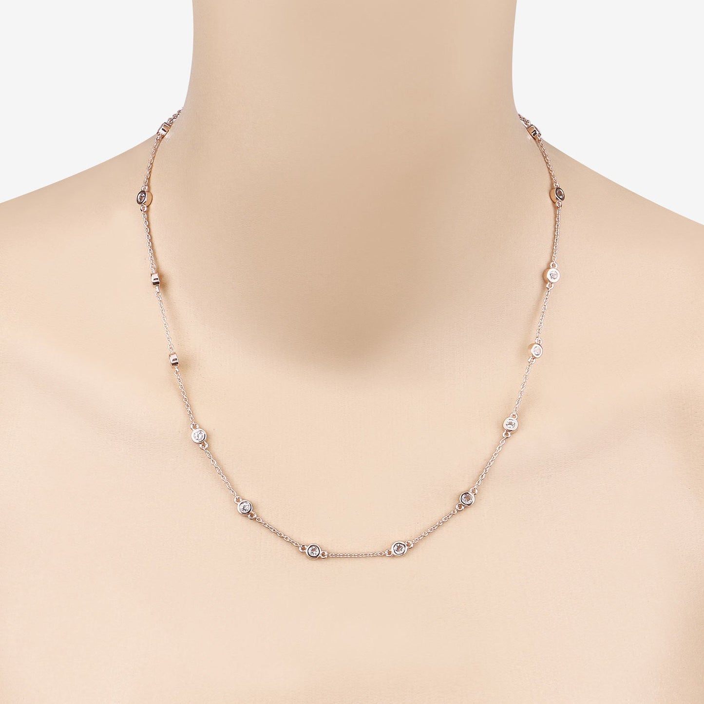 1.62 Carat Genuine Morganite .925 Sterling Silver Necklace