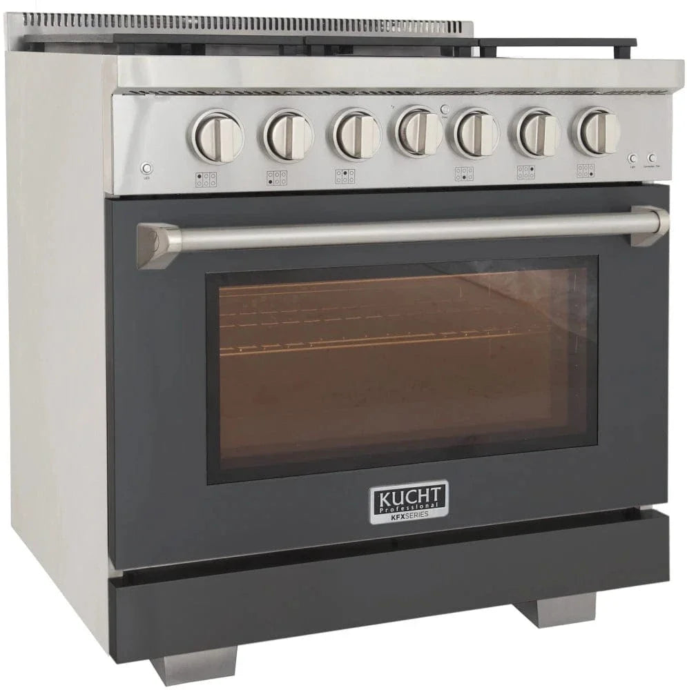 Kucht 36" Freestanding Professional Gas Range KFX3600X-GY