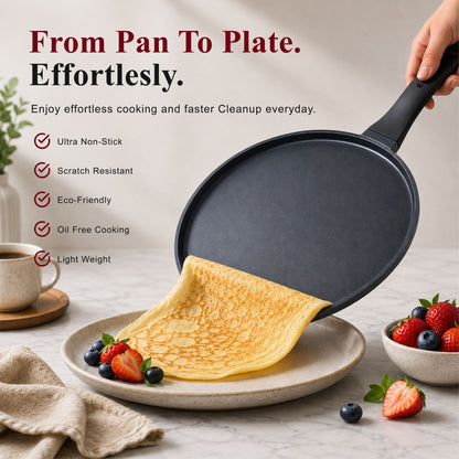 Ceramic Nonstick Crepe & Egg Pan, 11"