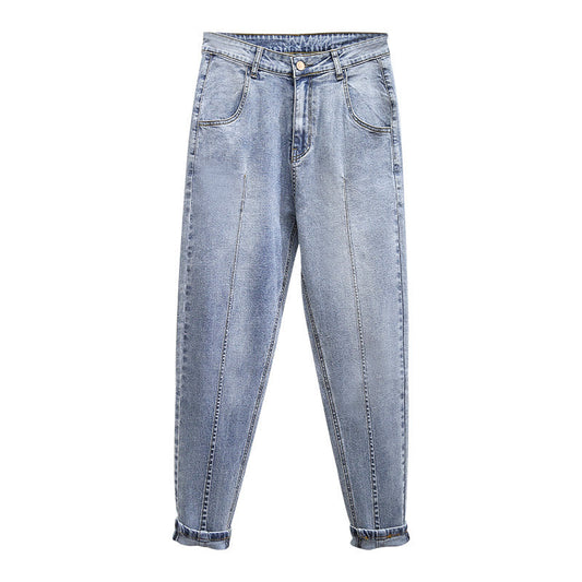 Pantalones vaqueros holgados harén de mujer tallas grandes para verano