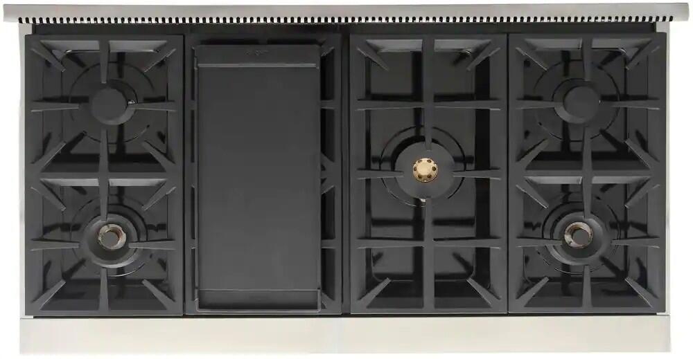 Kucht 48" Inch Gas Sealed Burner Rangetop, KFX489T-B