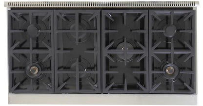 Kucht 48" Stainless Propane Cooktop, KFX489T/LP-B