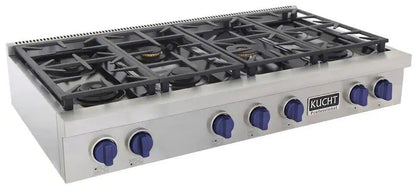 Kucht 48" Inch Gas Sealed Burner Rangetop, KFX489T-B