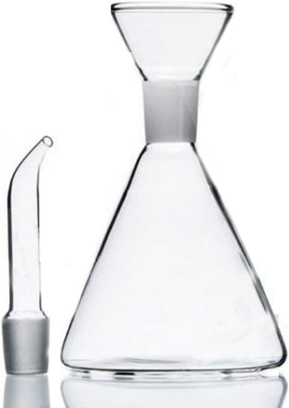 ELETON Olive Oil Dispenser Bottle Glass with No Drip Bottle Spout -Pourer Dispensing Bottles for Kitchen - Olive Glass Dispenser to Control Cooking Vegetable Oil and Vinegar(8 oz)