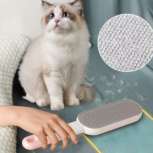 Multi-Functions Travel Lint Remover, Pet Hair Remover, Fur Remover for Dogs & Cats, Efficient Hair Collector,Pet Hairs Brush,Magic Fur Brush D (Blue)