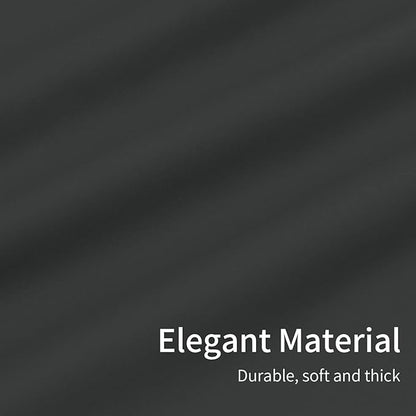 Easy-Going Blackout Curtains for Bedroom, Solid Thermal Insulated Grommet and Noise Reduction Window Drapes, Room Darkening Curtains for Living Room, 2 Panels(46x84 in, Dark Gray)