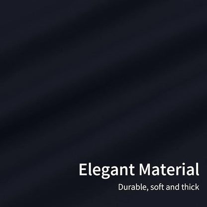 Easy-Going Blackout Curtains for Bedroom, Solid Thermal Insulated Grommet and Noise Reduction Window Drapes, Room Darkening Curtains for Living Room, 2 Panels(46x84 in, Navy)