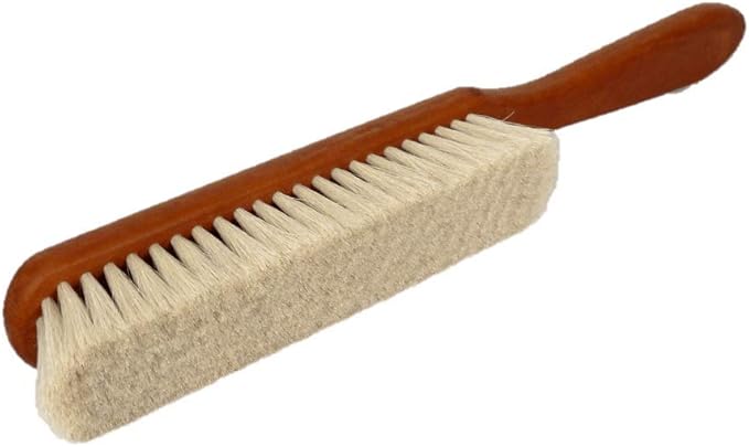 Valentino Garemi Ultra-Fine Fabric Textile Cleaning Brush | Dandruff, Dust, Pet Hair Remover for Luxury Delicate Flat Material Cloths, Uniforms, Business Suits, Tops, Jackets | Made in Germany