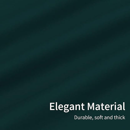 Easy-Going Blackout Curtains for Bedroom, Solid Thermal Insulated Grommet and Noise Reduction Window Drapes, Room Darkening Curtains for Living Room, 2 Panels(46x84 in, Deep Teal)