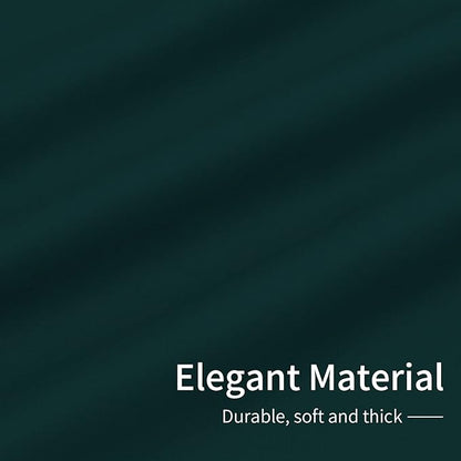 Easy-Going Blackout Curtains for Bedroom, Solid Thermal Insulated Grommet and Noise Reduction Window Drapes, Room Darkening Curtains for Living Room, 2 Panels(42x63 in, Deep Teal)