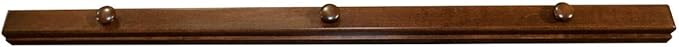 RRD Quilt Hanger for Wall for Display (36") Amish Made Wooden Quilt Rack Wall Mount - Rustic Tapestry Quilt Wall Hangers (Maple Wood, Coffee Stain, 36" Long)