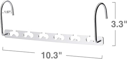 HOUSE DAY Space Saving Hangers for Clothes 20 Pack, Heavy Duty Hanger Organizer | 30 Lbs Capacity |, Metal Magic Hanger, Sturdy Multi Hangers, Closet Space Saver Closet Organizers and Storage