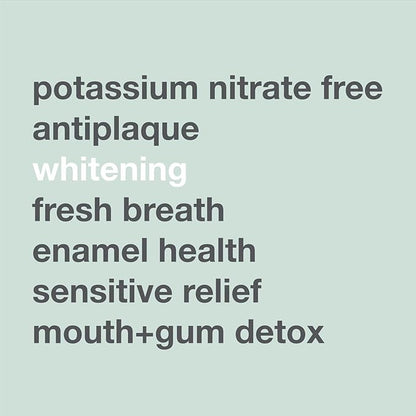 Davids Hydroxi™ Fluoride Free Nano Hydroxyapatite Toothpaste for Remineralizing Enamel & Sensitive Relief, Whitening, Antiplaque, SLS Free, Natural Peppermint, 5.25oz, Made in USA (3 Pack)