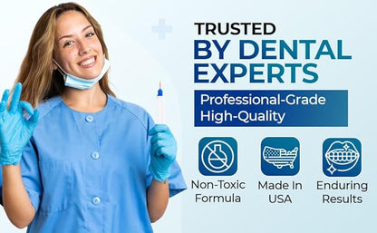 LaserGlow Professional Teeth Whitening Gel 44% Hydrogen Peroxide – Dual Barrel Syringe for Fast, Effective, and Whitening Results | Hydrogen Peroxide Gel, Teeth Whitener, Tooth Whitening Gel