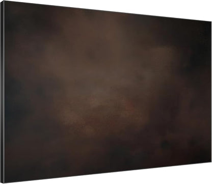 SIGNWIN 46"x60" Extra Large Framed Wall Art Dark Brown Abstract Moody Illustration for Home Living Room Bedroom Decor (Frame Assembly Required)