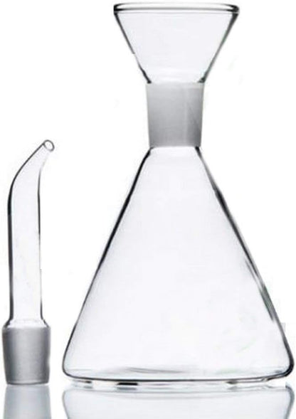 ELETON Olive Oil Dispenser Bottle Glass with No Drip Bottle Spout -Pourer Dispensing Bottles for Kitchen - Olive Glass Dispenser to Control Cooking Vegetable Oil and Vinegar(16 oz)