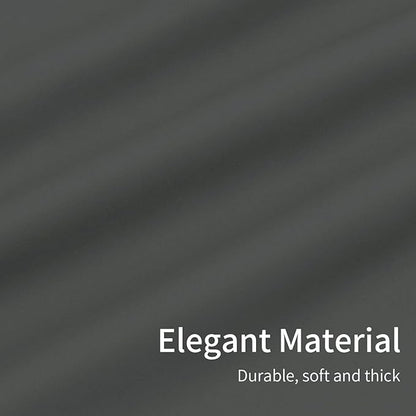 Easy-Going Blackout Curtains for Bedroom, Solid Thermal Insulated Grommet and Noise Reduction Window Drapes, Room Darkening Curtains for Living Room, 2 Panels(46x63 in, Gray)