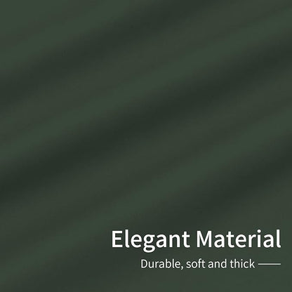 Easy-Going Blackout Curtains for Bedroom, Solid Thermal Insulated Grommet and Noise Reduction Window Drapes, Room Darkening Curtains for Living Room, 2 Panels(42x63 in, Greyish Green)