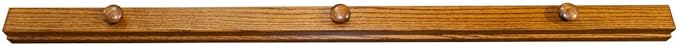 RRD Quilt Hanger for Wall for Display (84") Amish Made Wooden Quilt Rack Wall Mount - Rustic Tapestry Quilt Wall Hangers (Oak Wood, Michaels Stain)