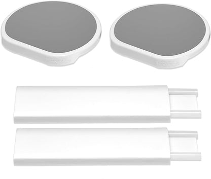 Expansion Pack - Light Gray - 2 Straight Tracks and 2 Trays. Does not Work Without the Lazy Susan Revolution Full Set (Sold Separately).