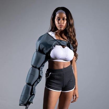 DOCTOR LIFE LX9max Full Body (B) - Sequential Air Compression Recovery System : Device + Legs (L) + Arm + Waist + Centerbody + Bag (FSA-HSA Approved)