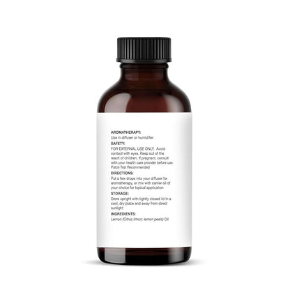 Majestic Pure Lemon Essential Oil with Glass Dropper - 1 Fl Oz - 100% Pure and Natural Lemon Oil - Premium Grade Essential Oils for Diffuser, Aromatherapy, Soap and Candle Making