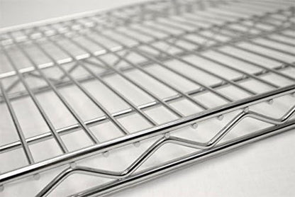 Omega Products Corporation 14" Deep x 24" Wide x 20" High Chrome Mobile Dunnage Rack