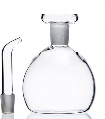 ELETON Cylindrical 8 oz Olive Oil Dispenser Bottle Glass with No Drip Spout -Olive Oil & Vinegar Dispenser Glass Cruet Decanter- Glassware Seal Handicraft Easy Clean Drip Free Bottles for Kitchen