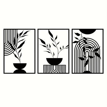 Minimalist Abstract Art Metal Wall Decor
