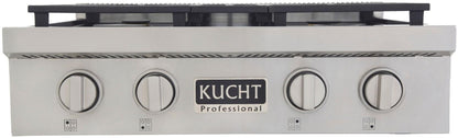 Kucht 30 Inch Gas Sealed Burner Rangetop KFX309T-S